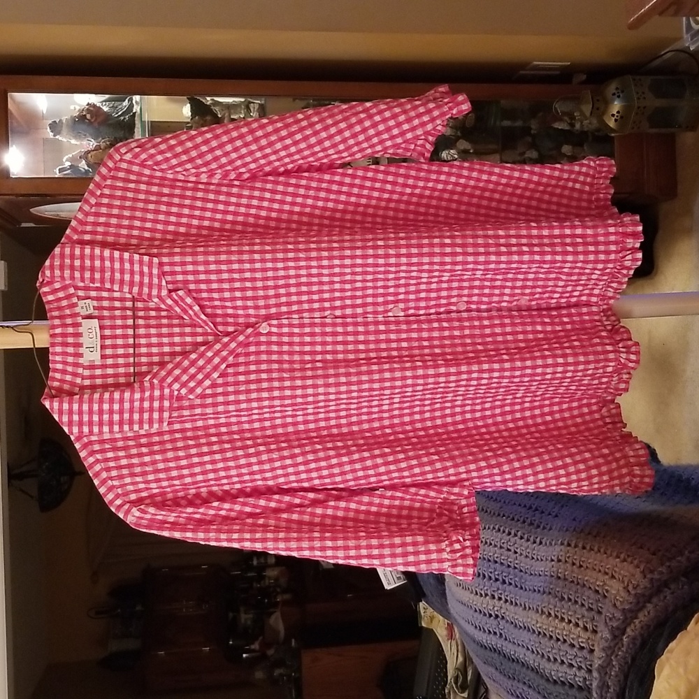 Denim and Company Seersucker Blouse